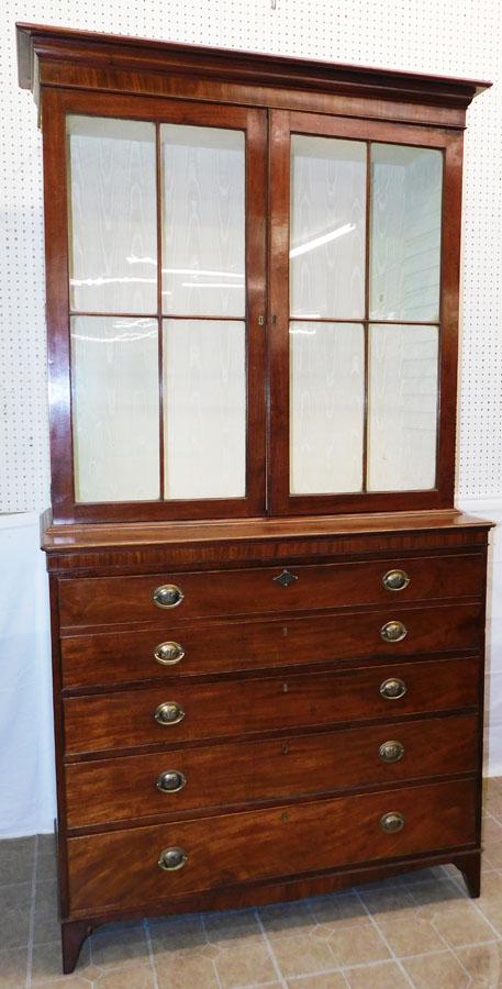 19th C Mahogany Butlers Desk (1 of 7)