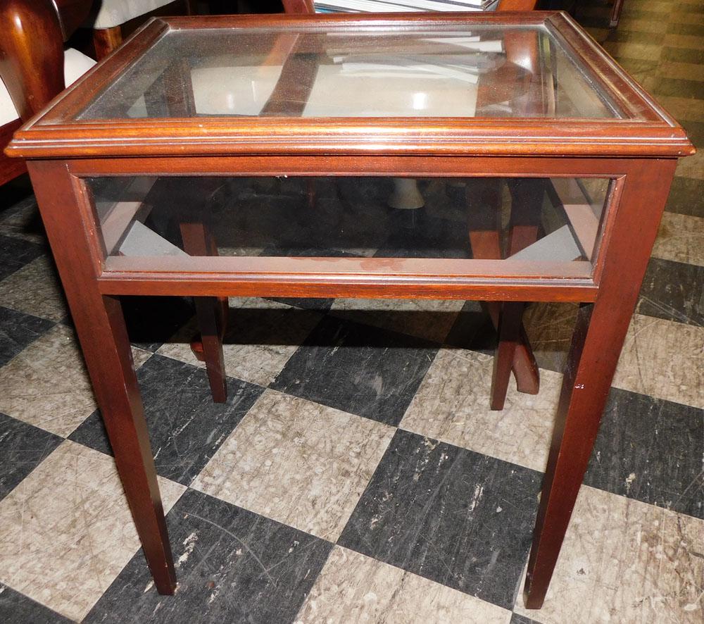 Mahogany Showcase Table (1 of 2)