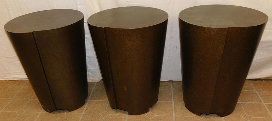 Lot 3 Painted Metal Stands (1 of 2)