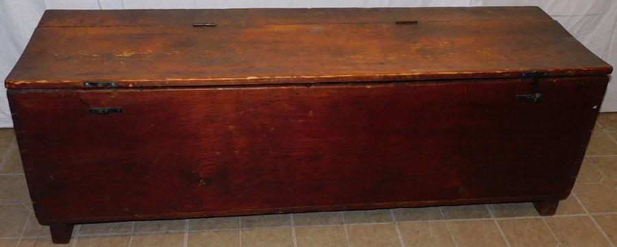 Antique Pine Dovetailed Box (1 of 6)