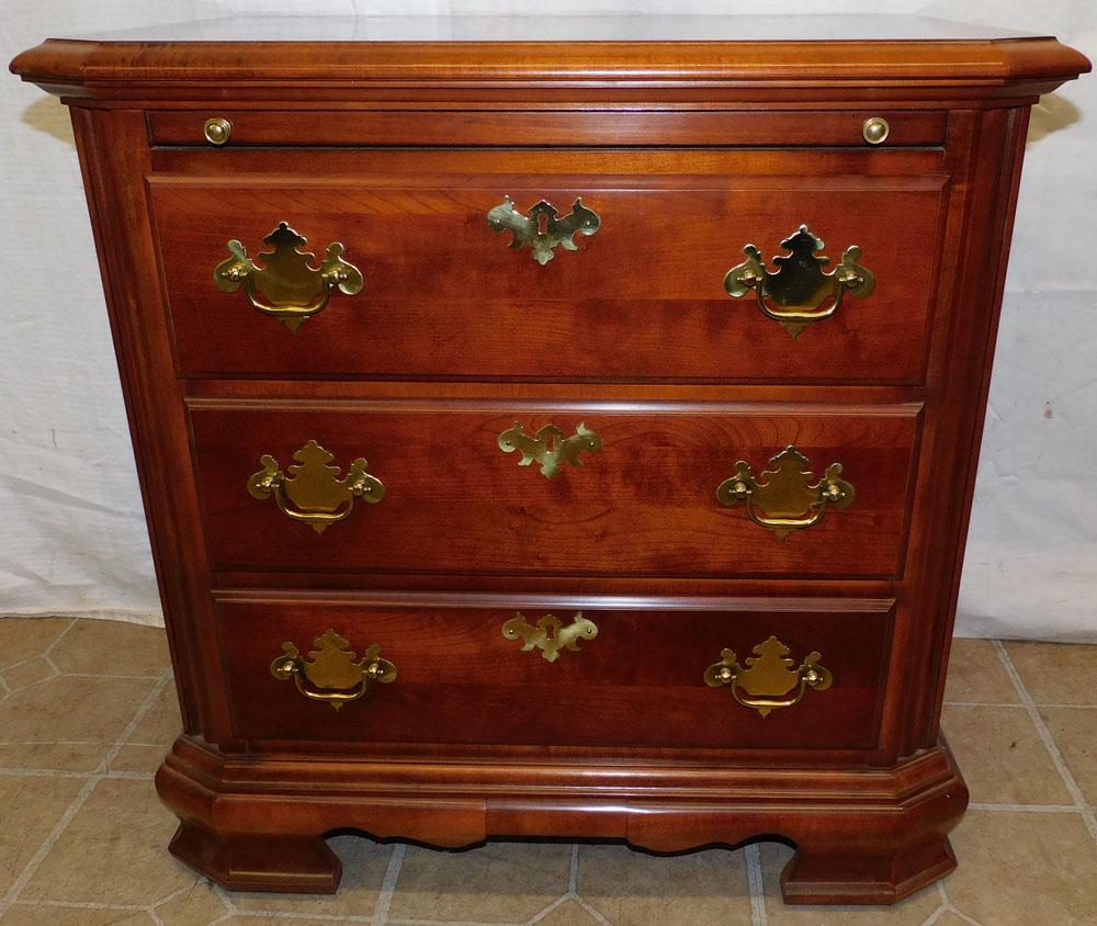 Cherry 3 Drawer Night Stand W/ Slide By Stanley (1 of 3)