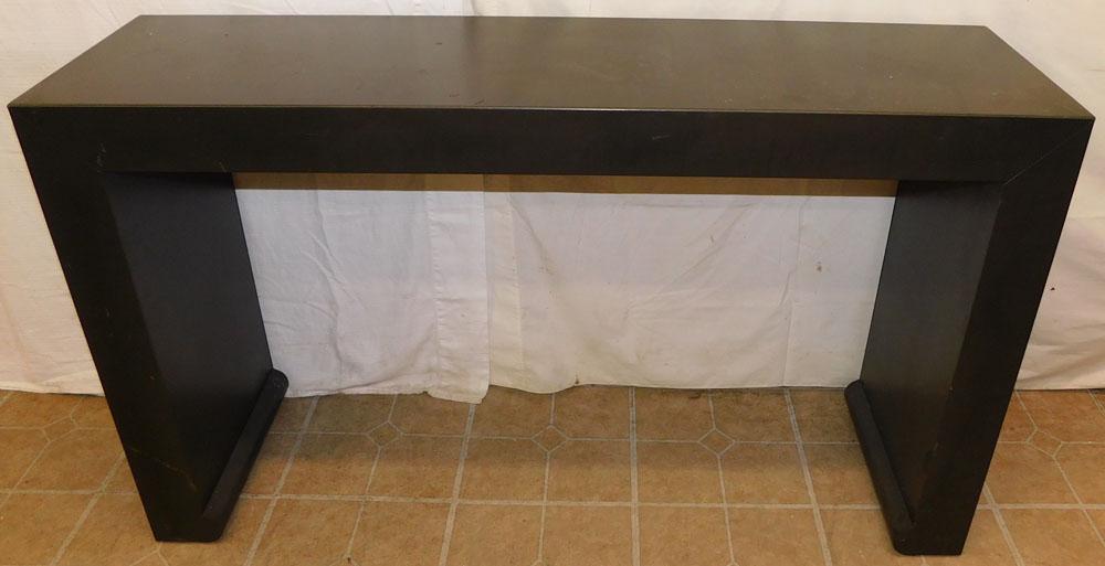 Modern Metal Console: Modern Metal Console. 51 1/4" W 14" D 30" H