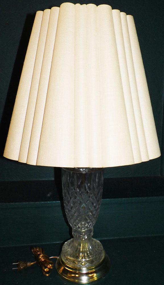 Crystal Lamp: Crystal Lamp. 28" H