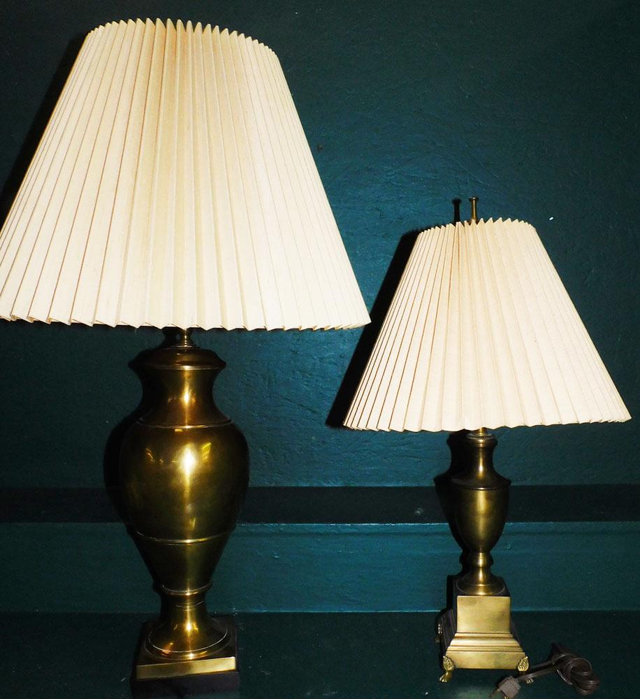 Two Brass Lamps (1 of 3)