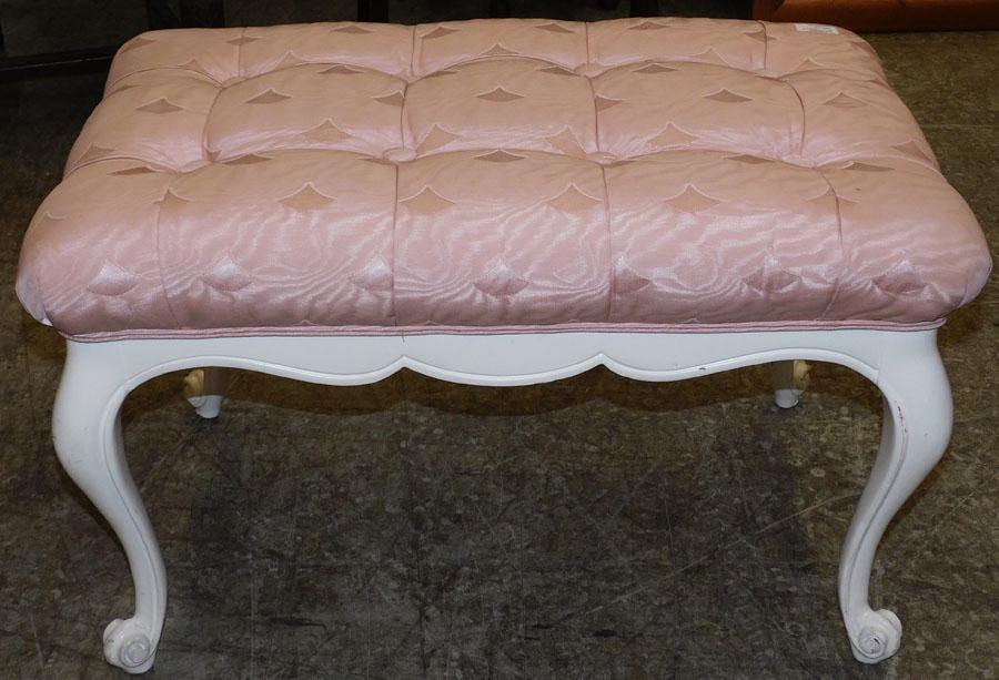 Painted French Vanity Bench (1 of 2)