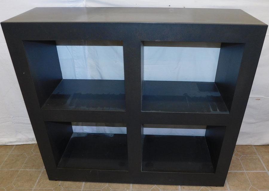Metal Modern Cubic Shelf: Metal Modern Cubic Shelf. 44" W 14" D 39 1/4" H