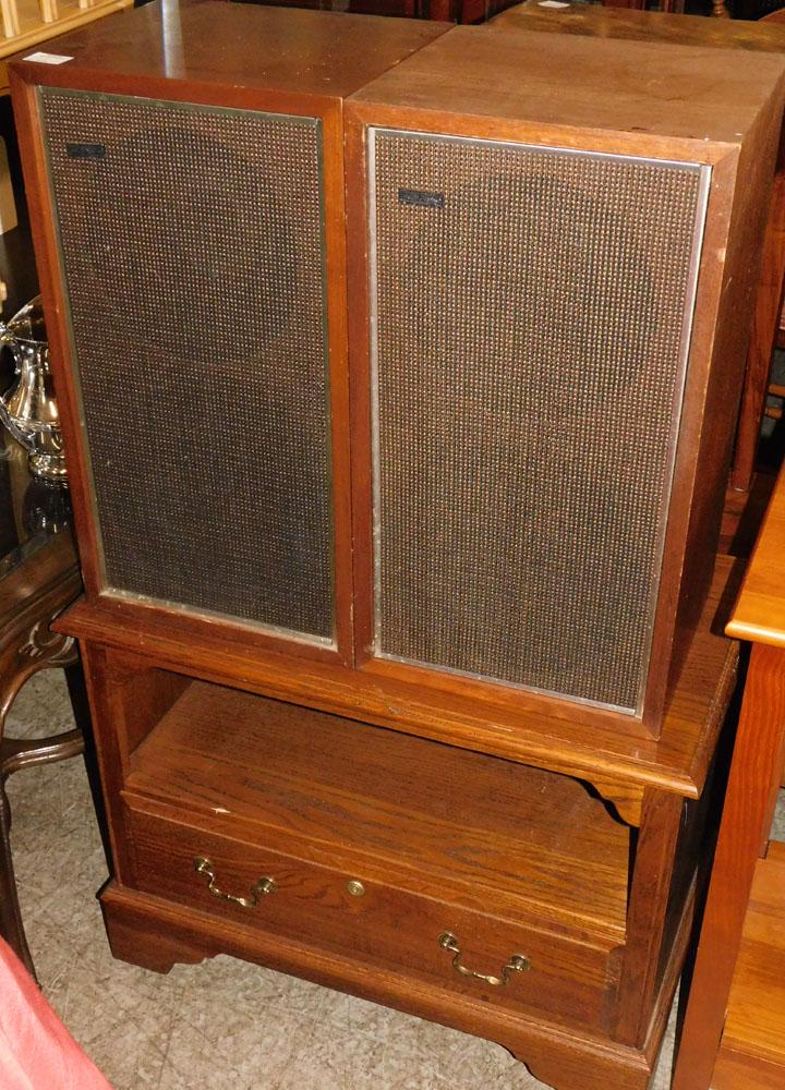Two Speakers & Night Stand (1 of 4)