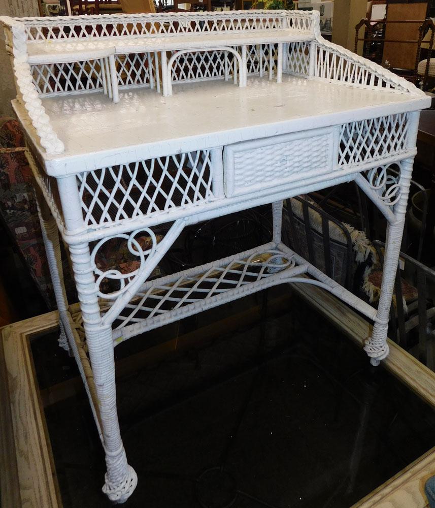 Antique Wicker Desk (1 of 4)