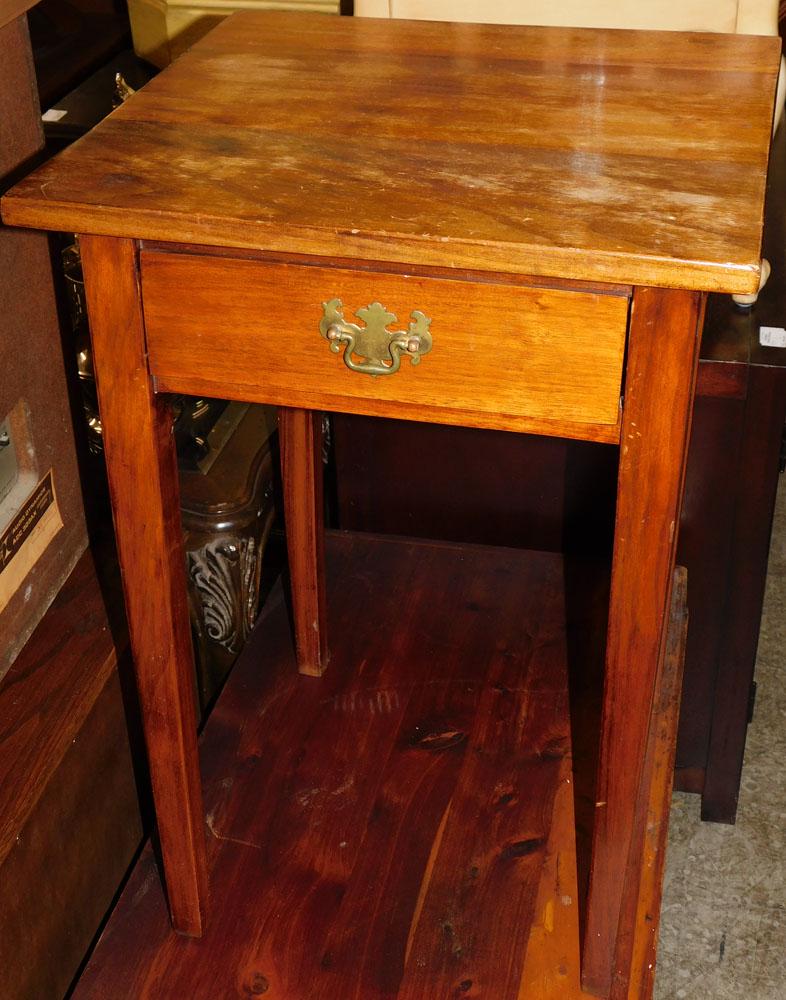 Walnut One Drawer Table (1 of 4)