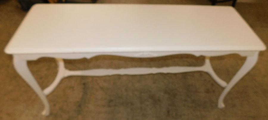 Painted Stretcher Base Sofa Table (1 of 4)