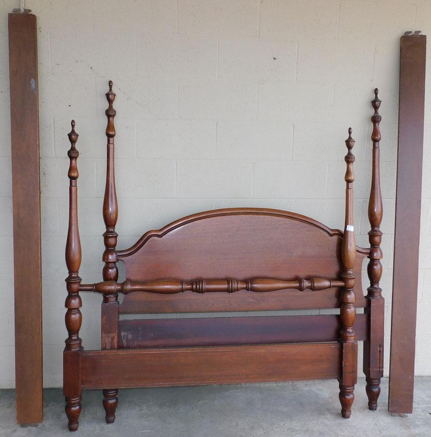 Mahogany Double Bed (1 of 2)