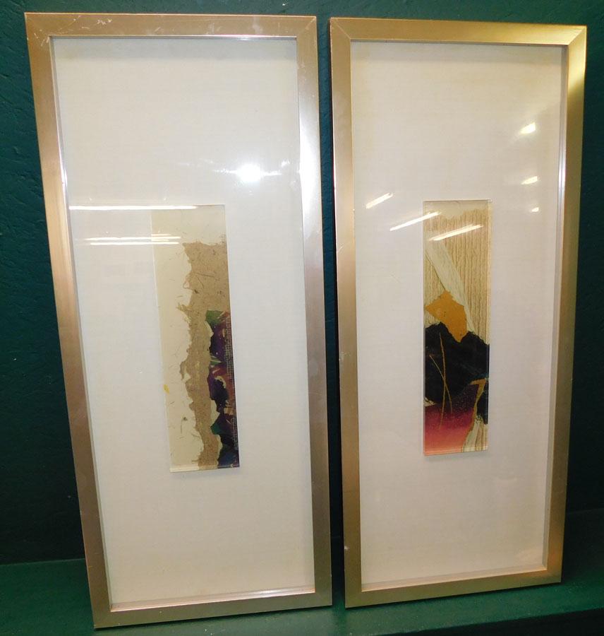 Two Framed Reverse Painted Acrylics (1 of 4)