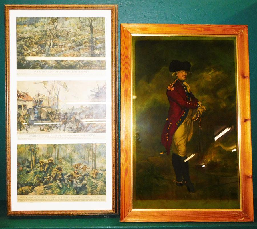 Framed Soldier Print & Framed Battle Scene Prints (1 of 7)