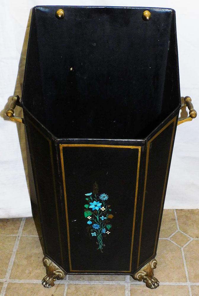 Tole Painted Umbrella Stand (1 of 3)