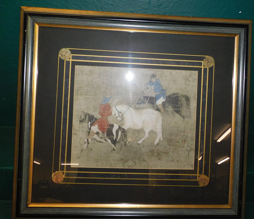Oriental Equestrian Framed Print (1 of 3)