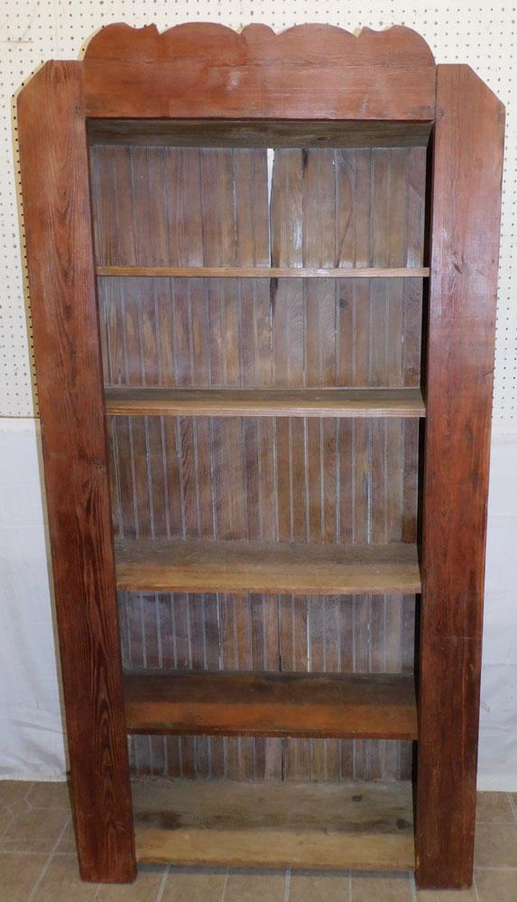 Antique Pine Book Shelf (1 of 3)
