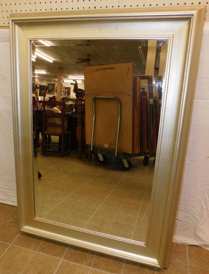 Silver Framed Mirror (1 of 2)