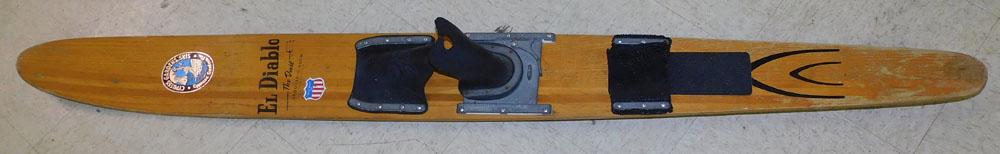 Vintage Cyprus Garden Water Skis: Vintage Cyprus Garden Water Skis . 65 1/2" L