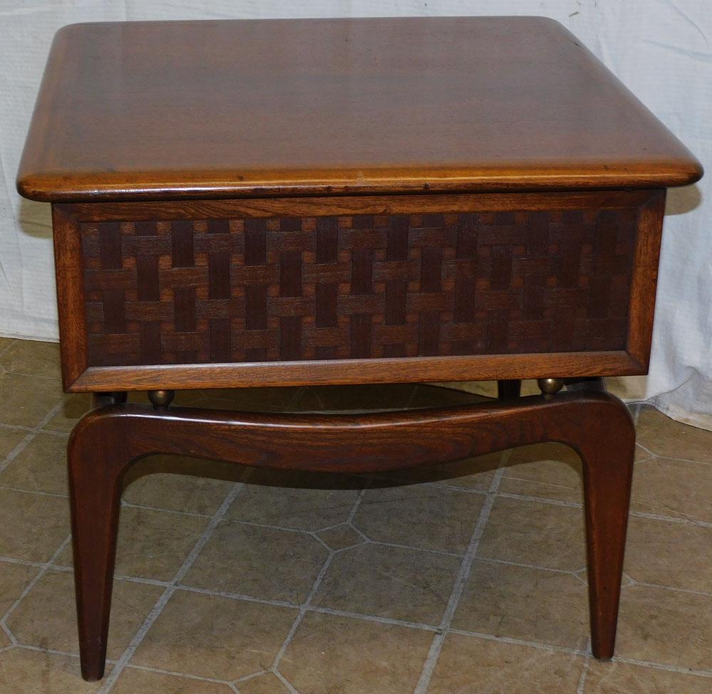 MCM Walnut End Table by Lane (1 of 5)