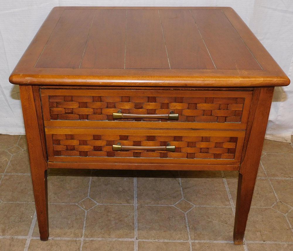 MCM Walnut End Table (1 of 4)