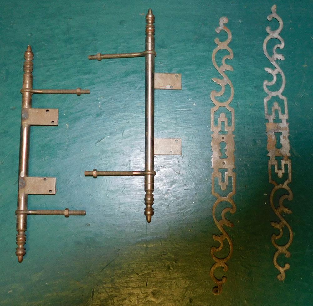 Lot of Antique Hinges: Lot of Antique Hinges.