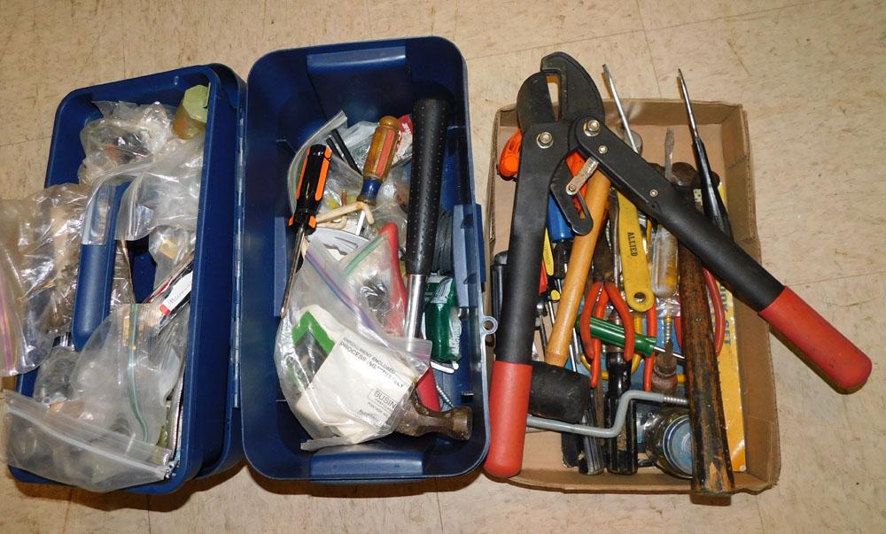Lot of Vintage Tools & Tool Box (1 of 2)