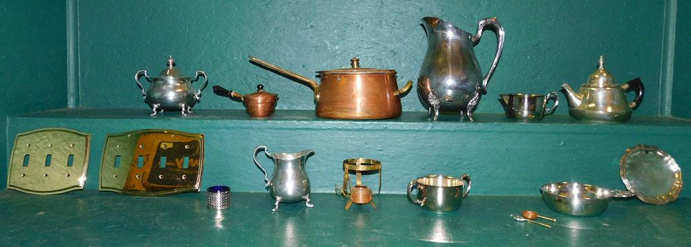 Lot of Silverplate & Copper Items (1 of 2)