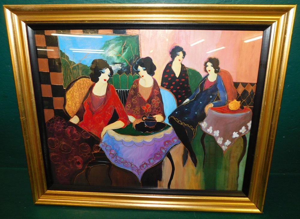 Unsigned Itzchak Tarkay Lithograph (1 of 3)