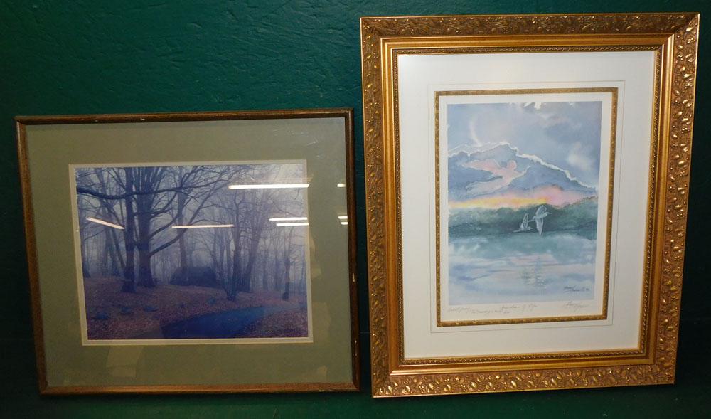 Pencil Signed & Numbered Framed Print & Photo (1 of 5)