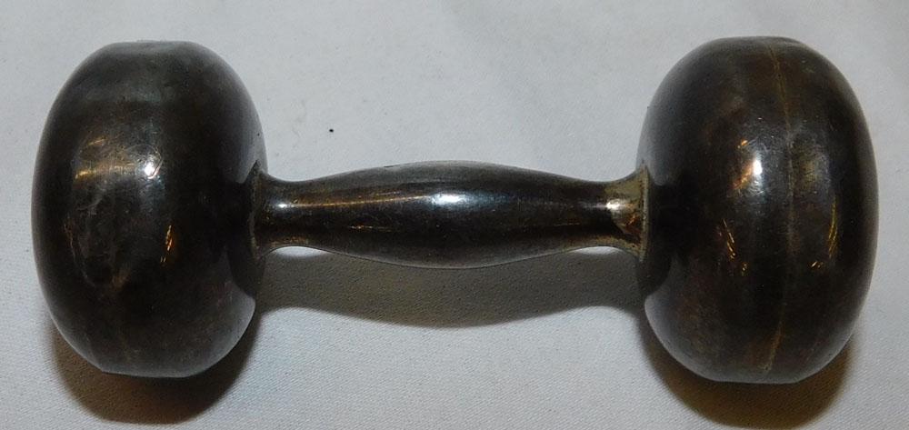 Sterling Tiffany & Co. Baby Rattle: Sterling Tiffany & Co. Baby Rattle. 2 3/4" L