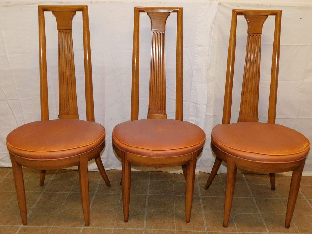 Three Walnut MCM Dining Chairs (1 of 3)