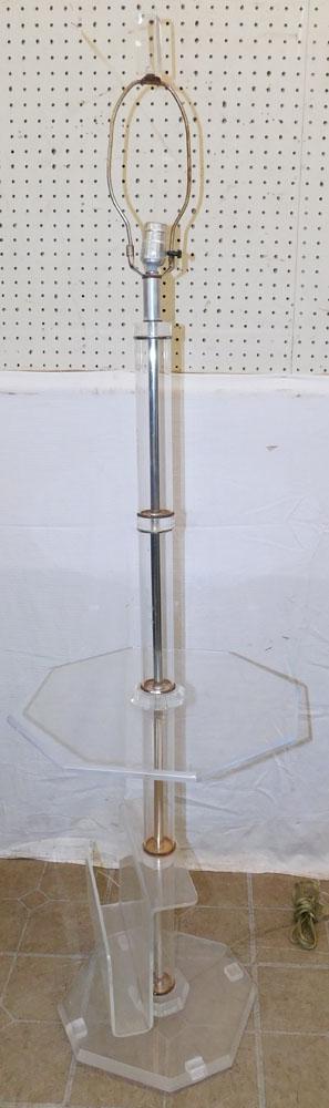 MCM Acrylic Floor Lamp (1 of 4)