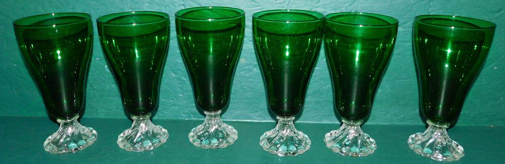 Set 6 Vintage Boopie Glasses: Set 6 Vintage Boopie Glasses . 7" H