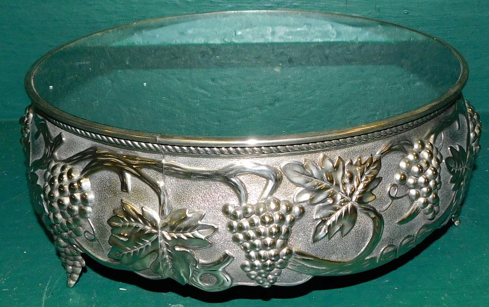 Silverplated Mirror Top Plateau (1 of 4)