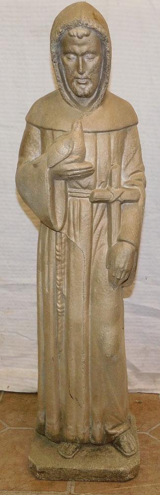 Concrete Yard Statue (1 of 5)