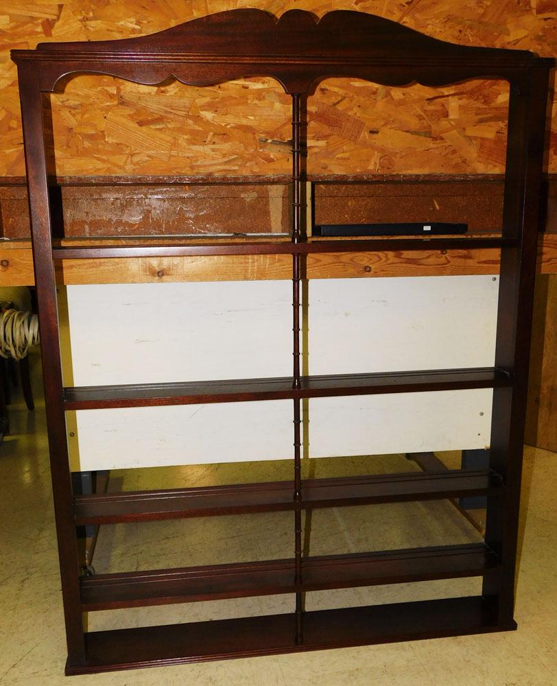Mahogany Hanging Plate Rack (1 of 4)