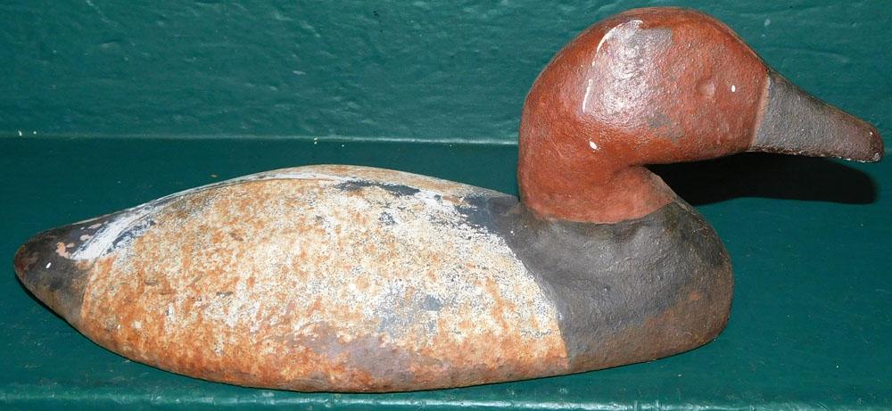 Painted Cast Iron Duck Decoy (1 of 3)