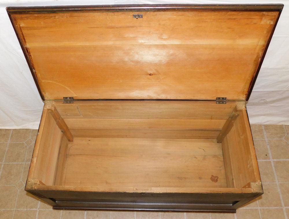 Antique Pine Blanket Chest (1 of 2)