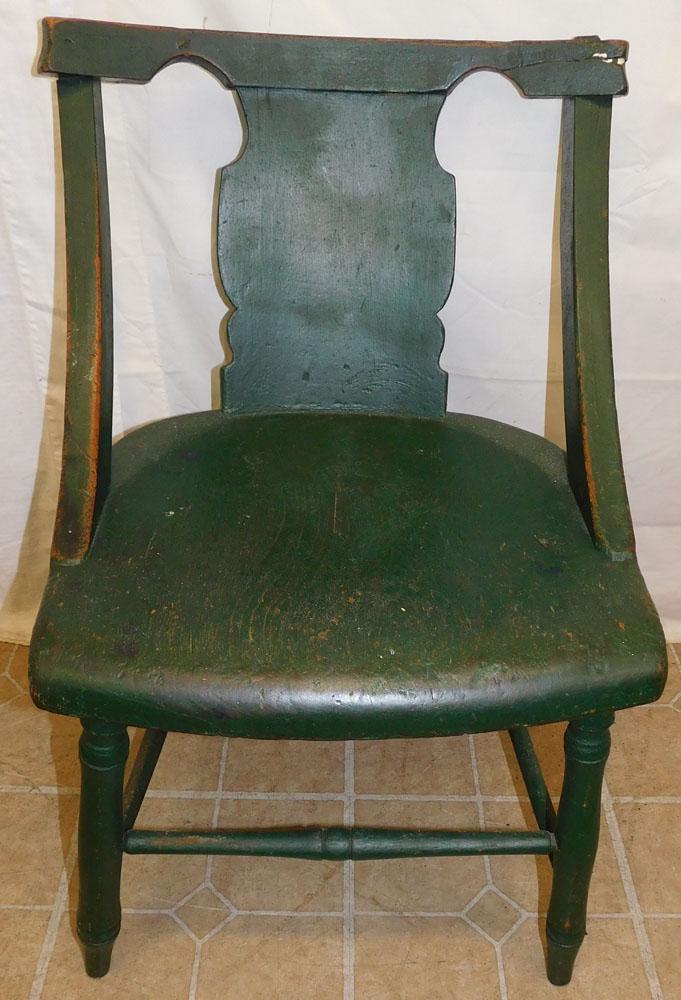 Antique Painted Side Chair (1 of 3)