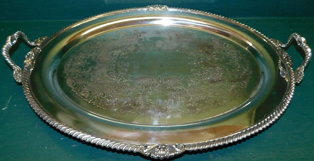 Large Sheffield Serving Tray (1 of 3)