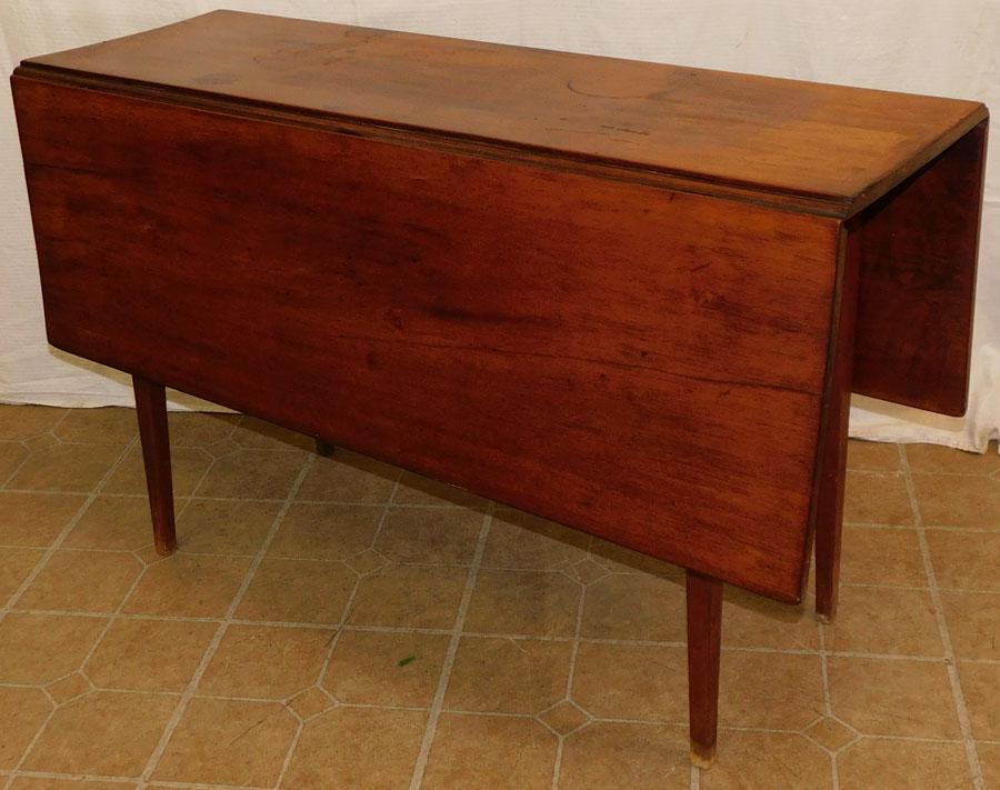 19th C Cherry Drop-Leaf Table (1 of 3)