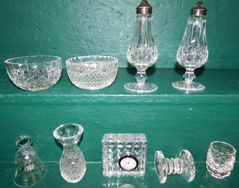 Lot of 9 Waterford Crystal Items (1 of 1)