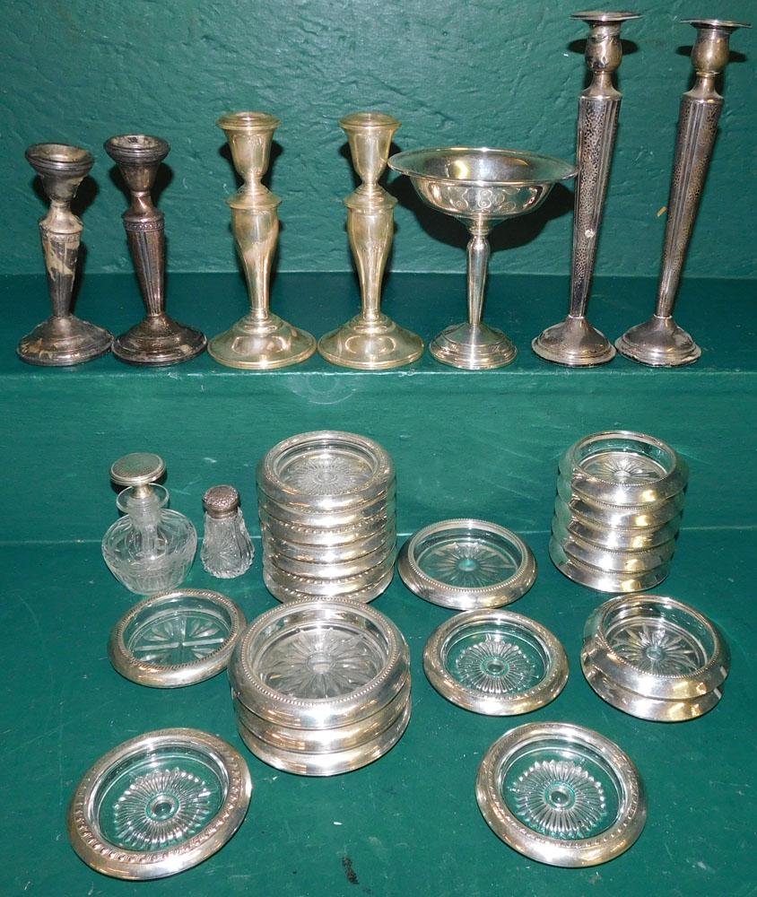 Lot of Sterling Weighted Items (1 of 3)