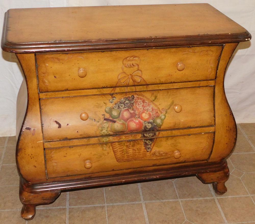 Painted 3 Drawer Commode (1 of 4)
