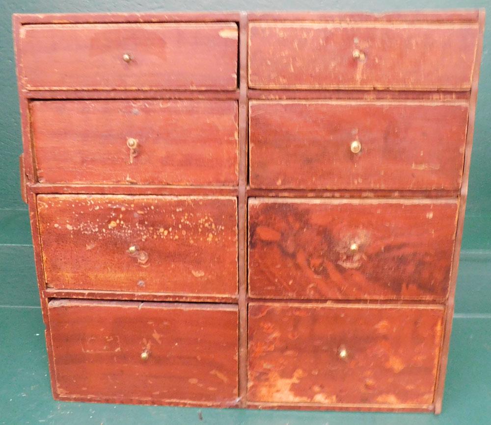 Antique 8 Drawer Apothecary Cabinet (1 of 3)