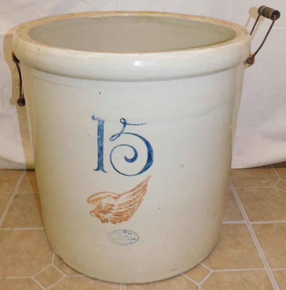 15 Gallon Stoneware Crock by Red Wing (1 of 3)