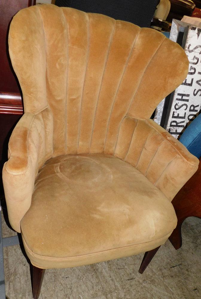 Upholstered Wing Back Arm Chair (1 of 2)