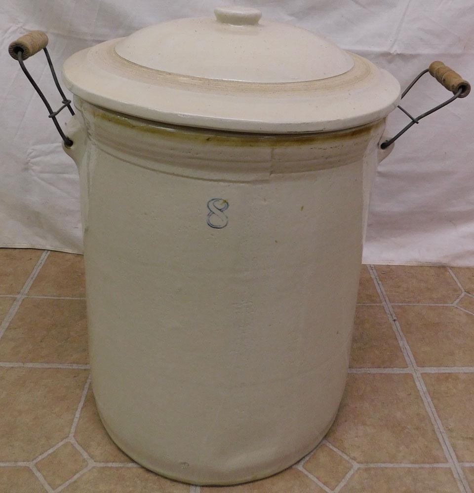 8 Gallon Stoneware Crock (1 of 3)
