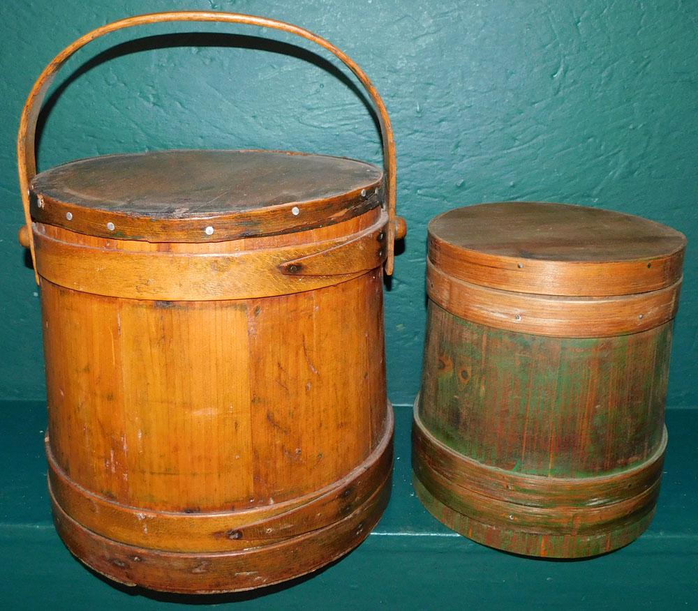 2 Antique Sugar Buckets (1 of 2)
