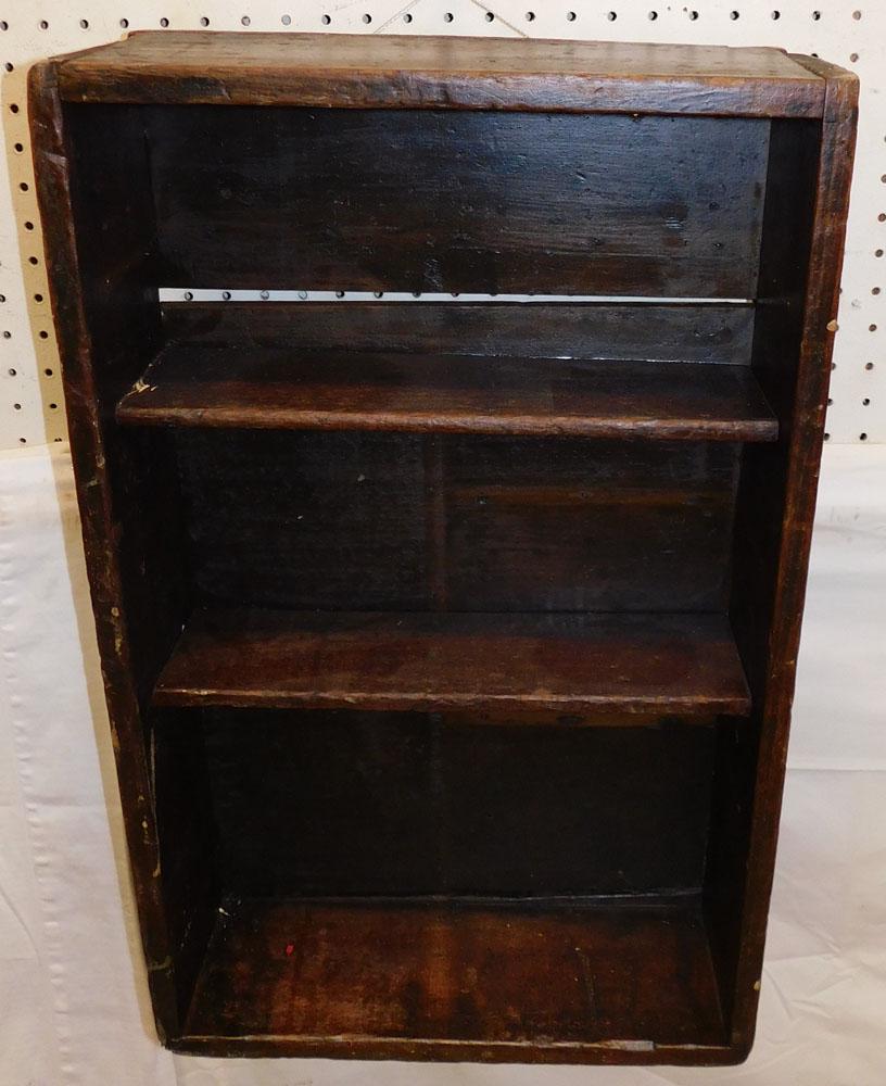 Antique Primitive Cherry Shelf: Antique Primitive Cherry Shelf. 16 1/4" x 26"
